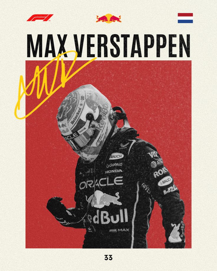 Max Verstappen Poster